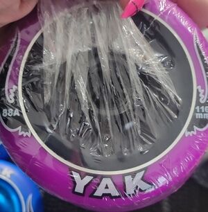 Yak Scat Metal Core 110 MM Wheel for Scooters. New. 2 Wheels